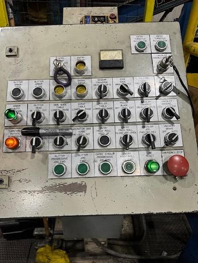 Used 60" x .250" x 50,000lbs Pro Eco Slitting Line