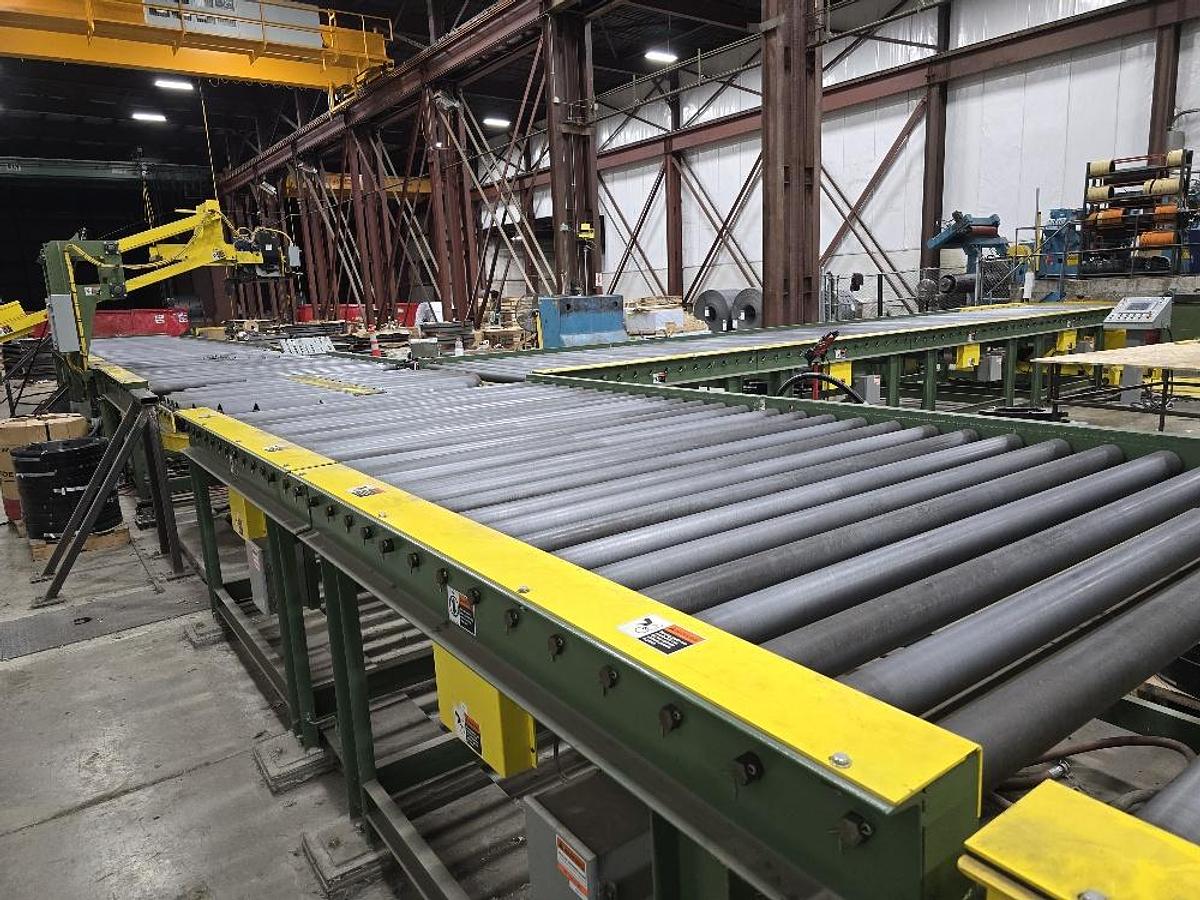 Used 72" x 12,000 Lb. Pomacon Banding Line