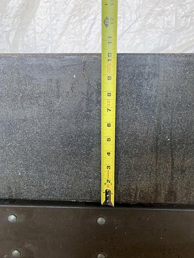 Used 48" X 72" X 10" MICRO-FLAT GRANITE SURFACE PLATE W/ STARRETT BASE