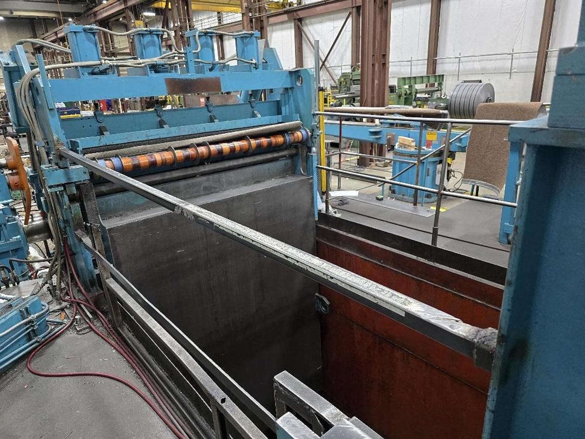 Used 72” X 50,000 Lb Loopco Slitting Line
