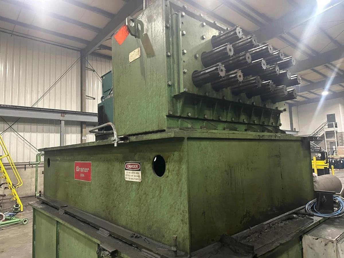 Used 72" X .040- 375" Braner Cassette Leveler