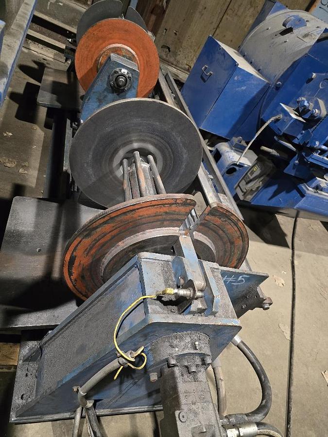 Used 22" Dual Scrap Winders On Single Base