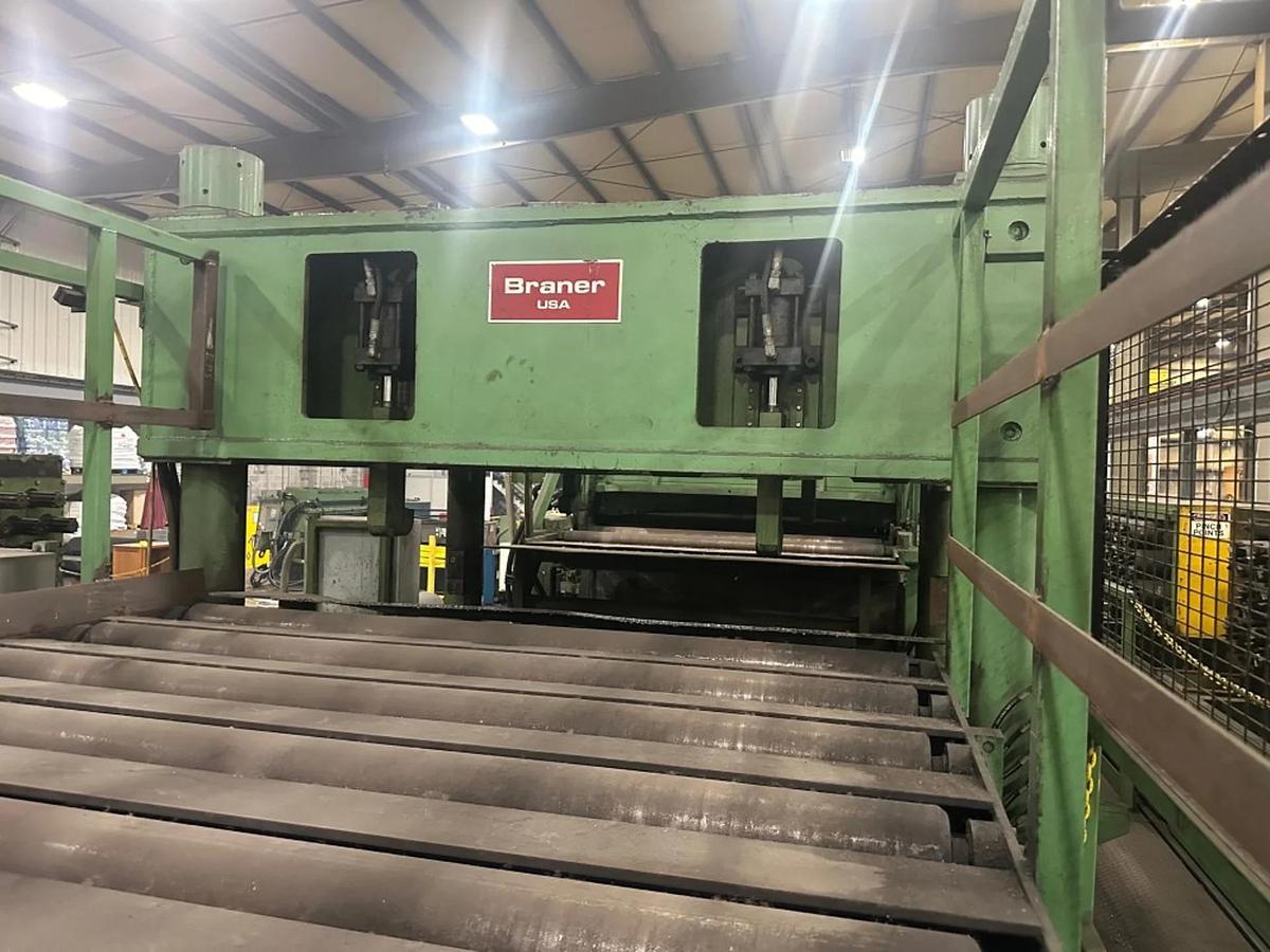 Used 72" X .040- 375" Braner Cassette Leveler