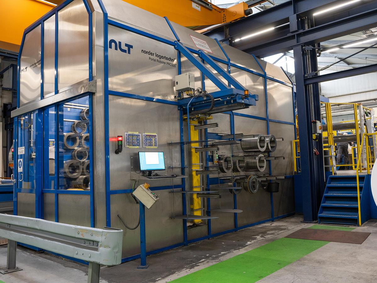 Used 65” x .098” Stainless Steel Slitting Line