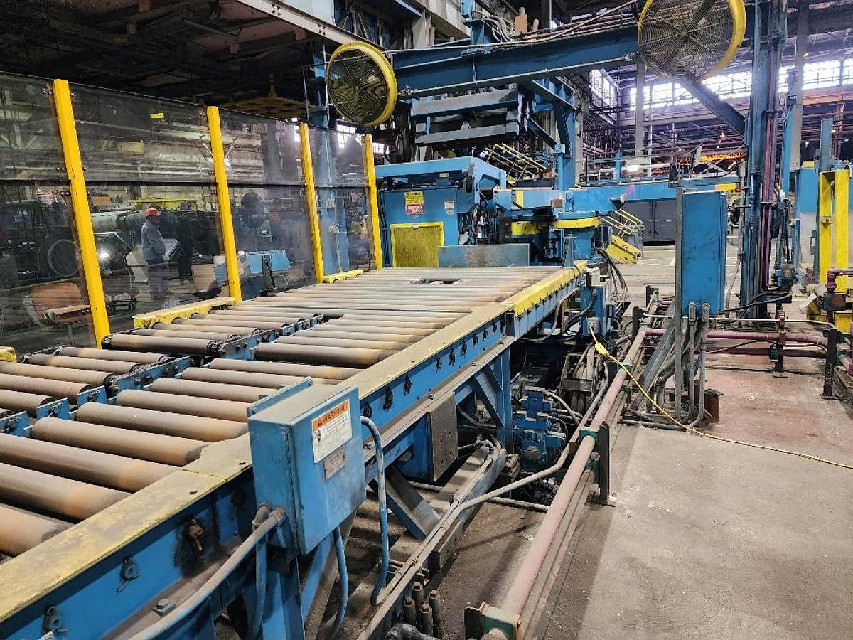Used 72" OD x 10,000 Lbs. Stamco Banding Line