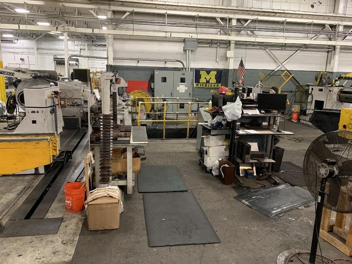 Used 54" x .015 - .125 x 30,000 Lbs. Pro-Eco/Loopco Slitting Line