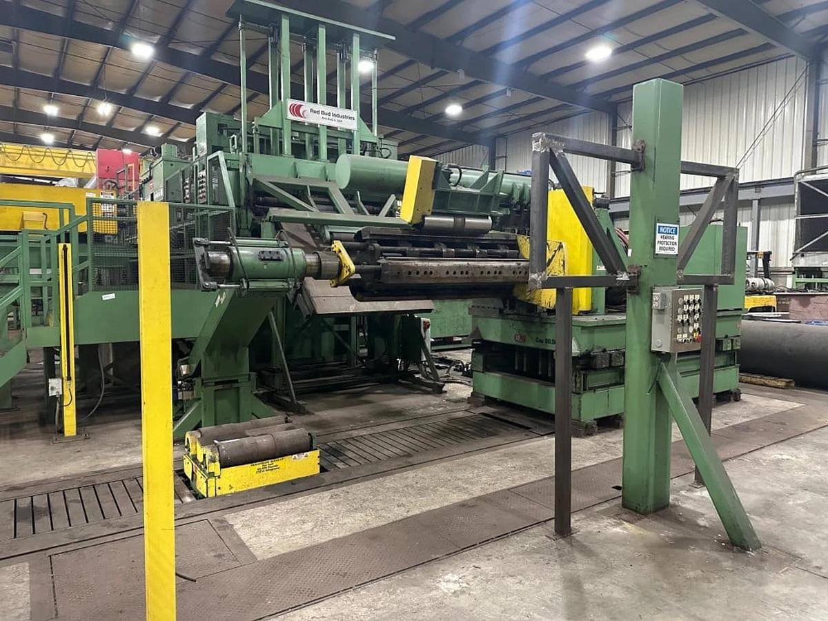 Used 75” x 80000 Lbs Red Bud Uncoiler