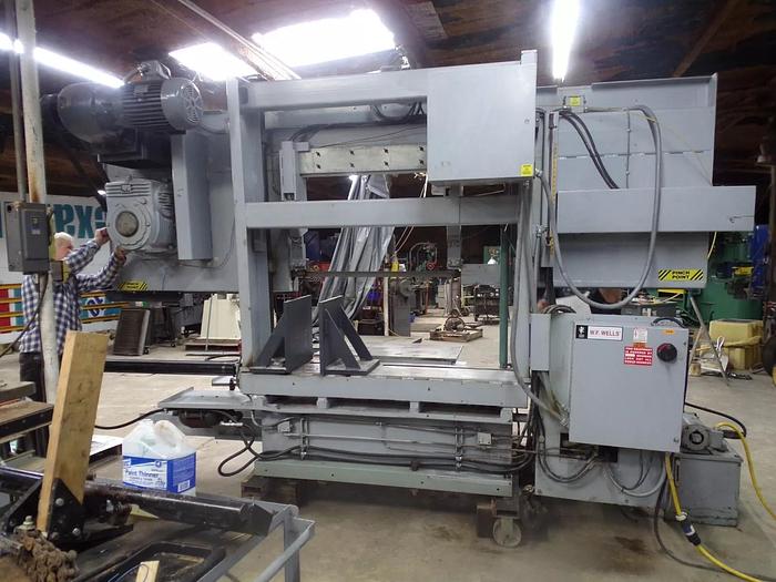 Used WF Wells B-25-2 Horizontal Bandsaw 25" x 40" capacity