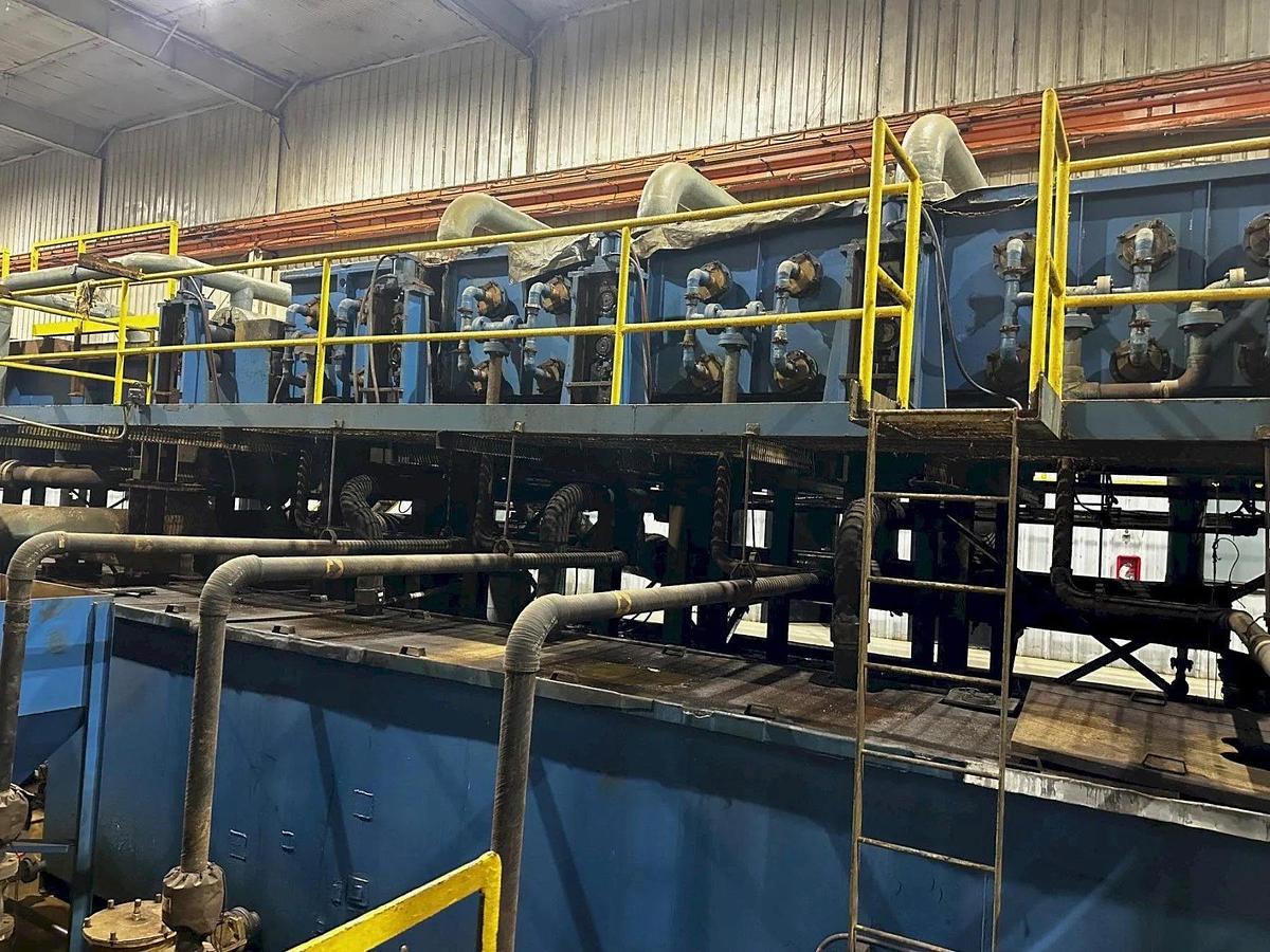 Used 72” x .500” x 60,000 Lbs. Pro-Eco Push Pull Pickle Line