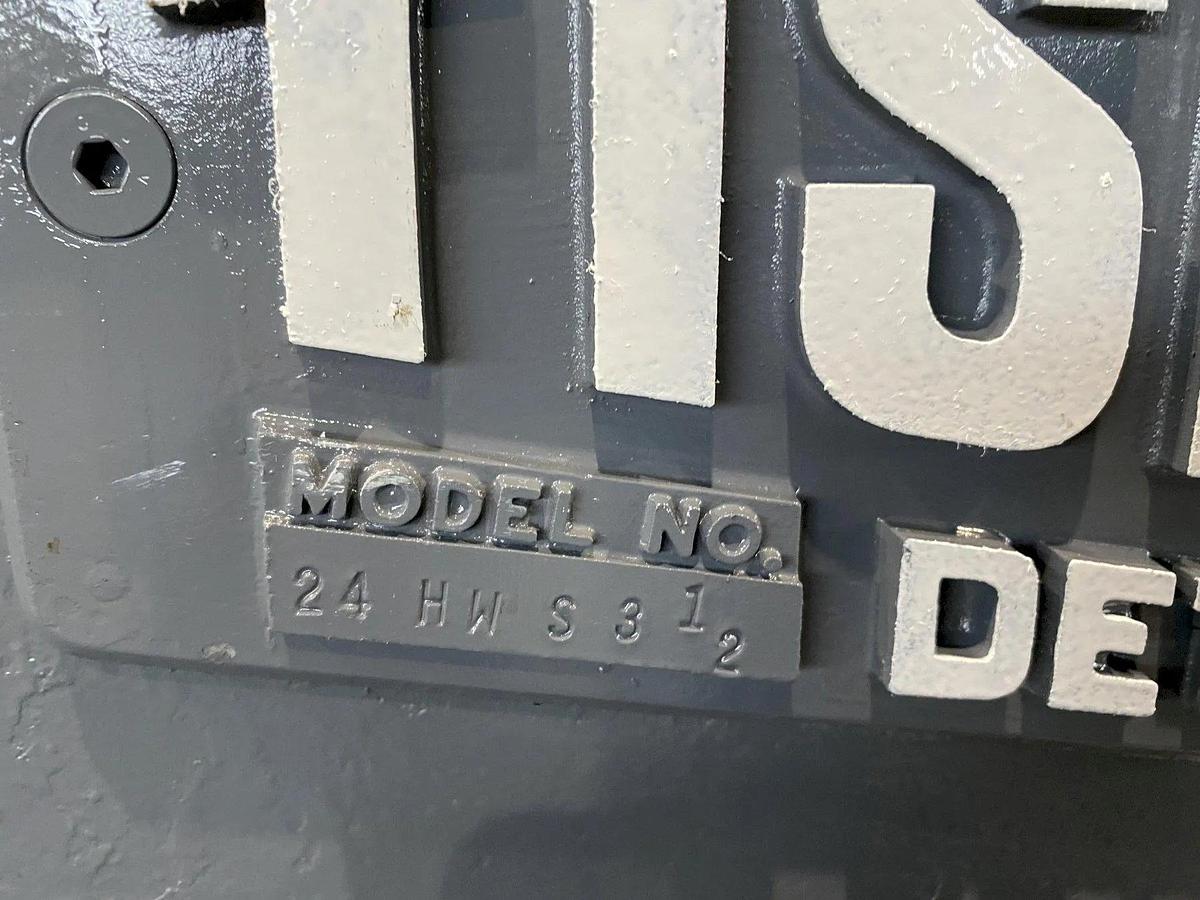 Used 22/24 Stand x 3.5” x 21” Tishken Model 24HW-S-3-1/2 Rollformer, New 1999
