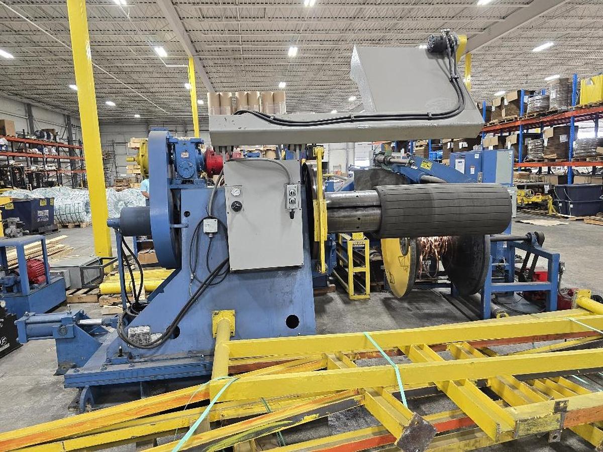 Used 30” x .125” x 10,000# Rex Slitting Line