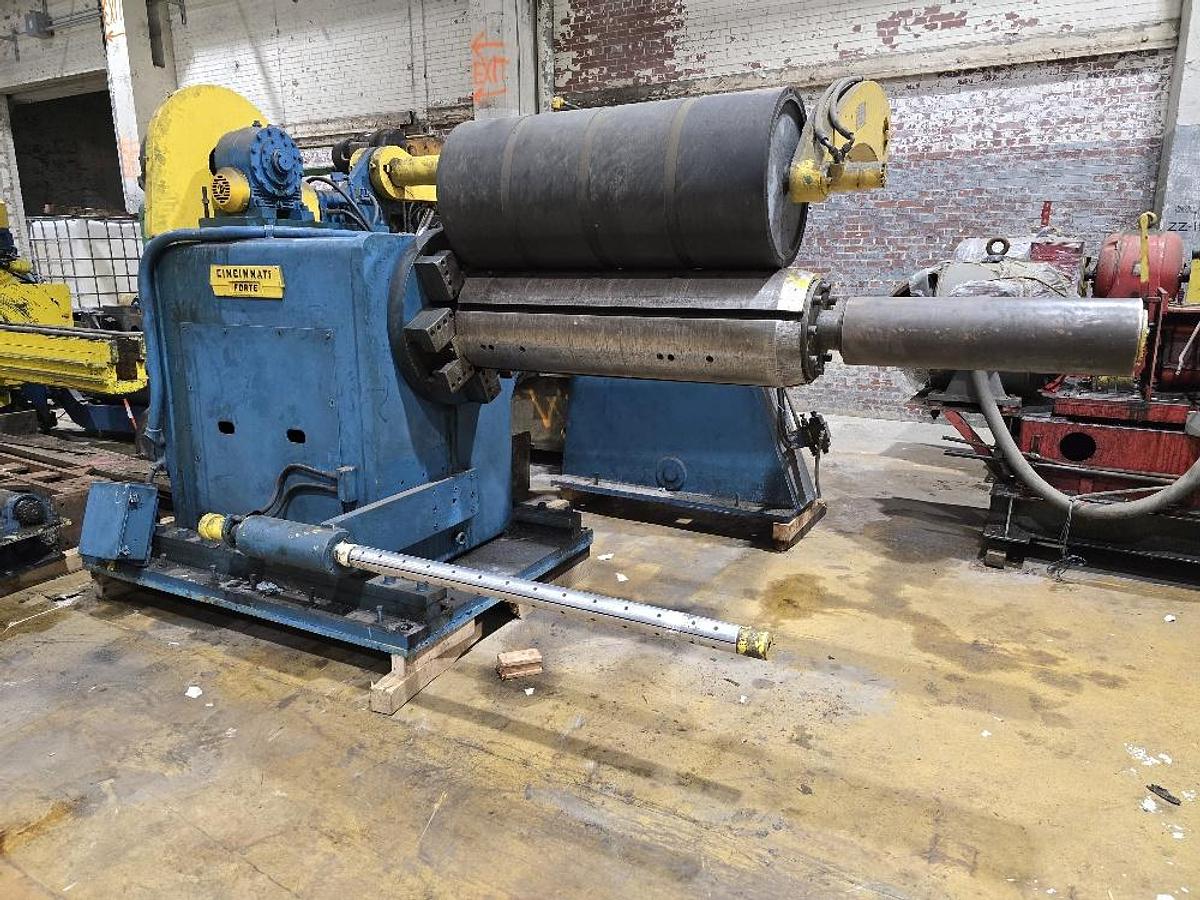 Used 49” x 40,000# Cincinnati Uncoiler