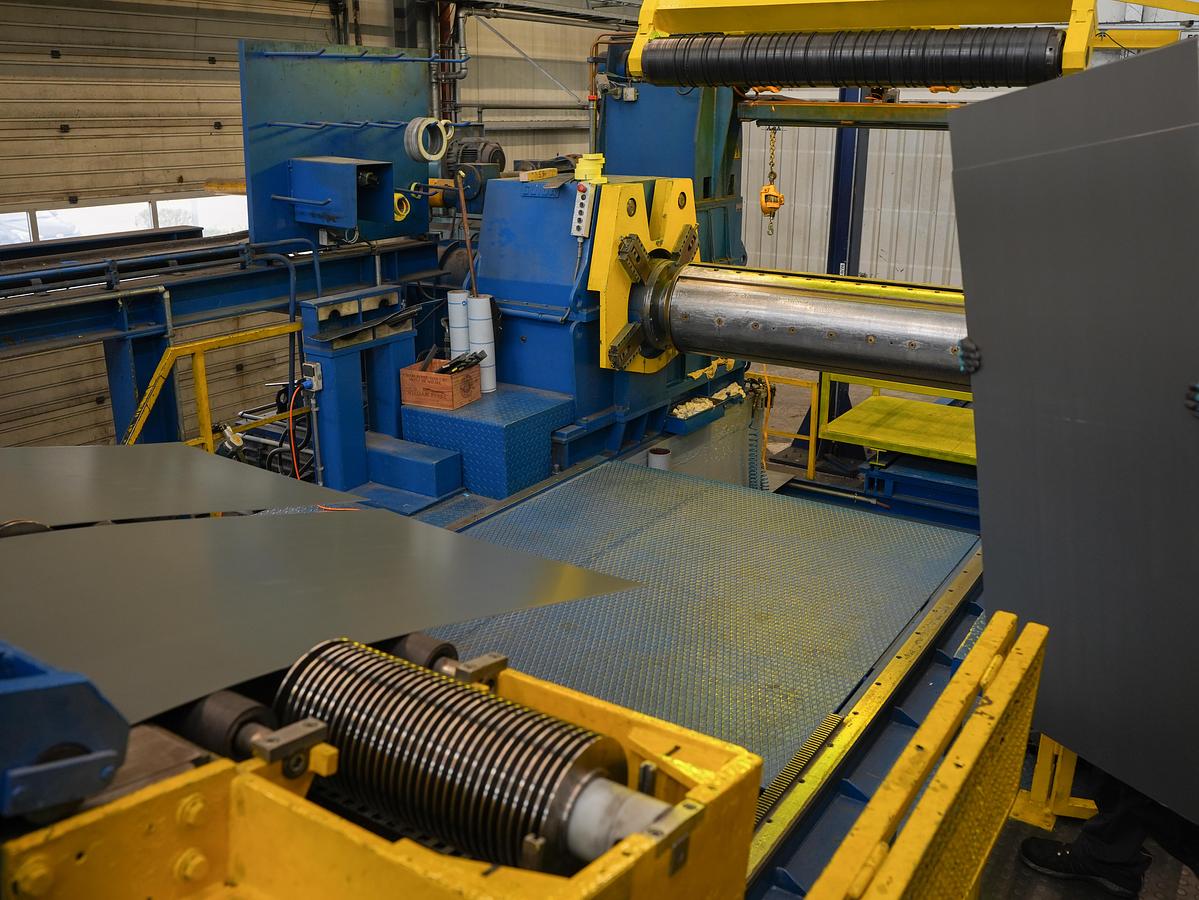 Used 65” x .098” Stainless Steel Slitting Line