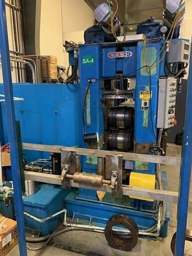 Used 12” x 12” Ruesch 2Hi Reversing Rolling Mill