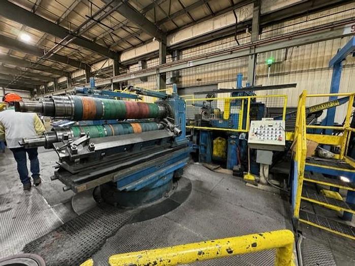 Used 60" x .250" x 50,000lbs Pro Eco Slitting Line