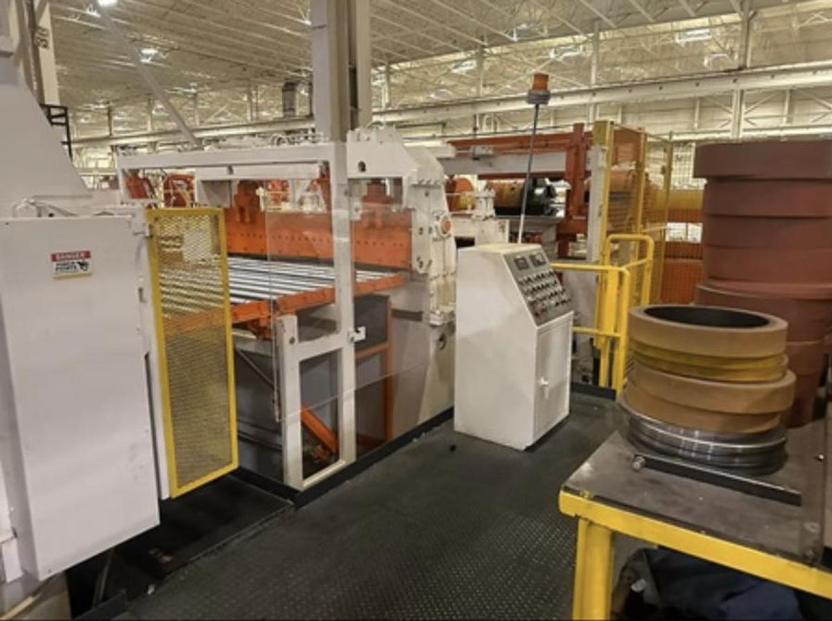 Used 72” x .125” x 75,000 lb Strilich/Bradbury Multi-Blanking Line