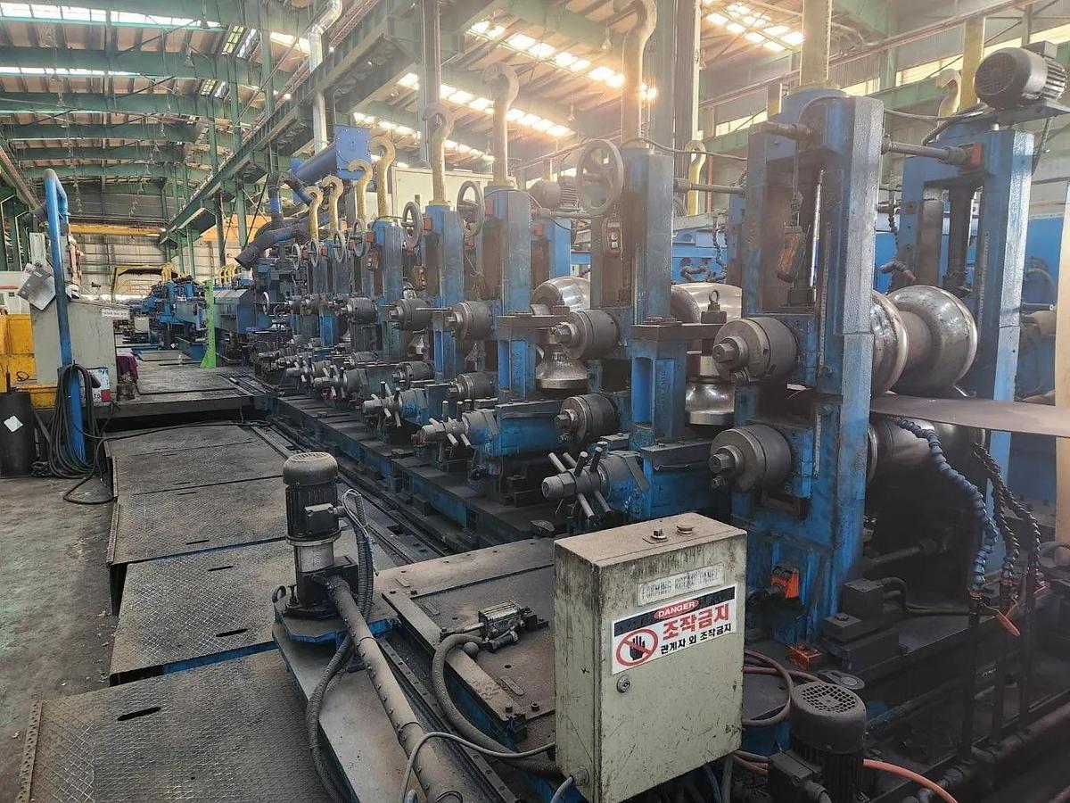 Used 165.2mm (6.504”) x 5.5mm (0.217”) MTM Tube Mill Line