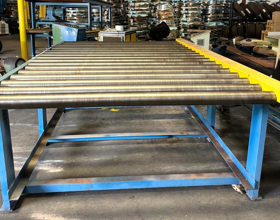 Used 84" W x 120" L Driven Conveyor, 10' Section