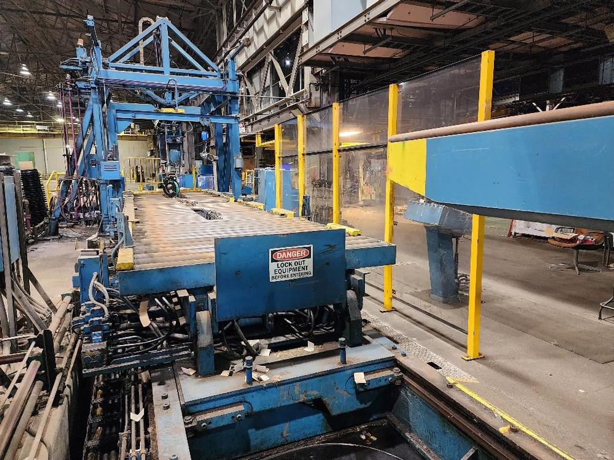 Used 72" OD x 10,000 Lbs. Stamco Banding Line
