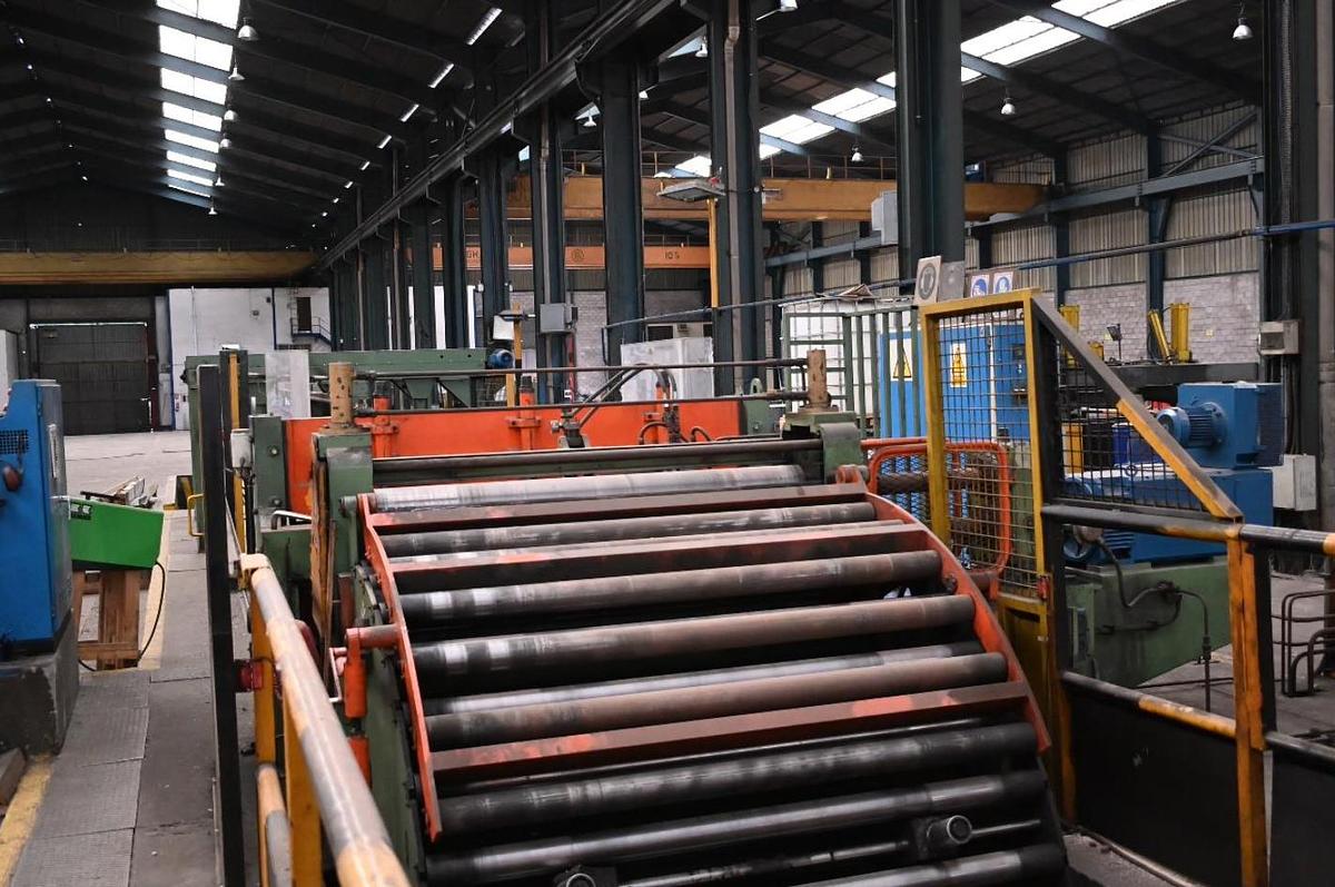 Used 61” x .118” x 55,000 lb Bonak Cut-To-Length Line