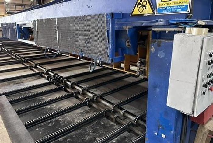 Used 1500mm x 6mm x 50,000# Rotary Shear Cut-to-Length Line