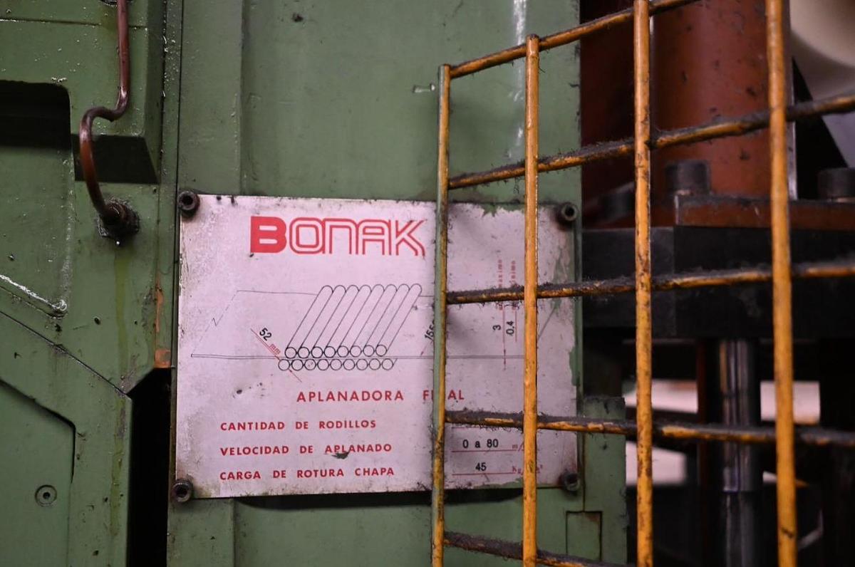 Used 61” x .118” x 55,000 lb Bonak Cut-To-Length Line