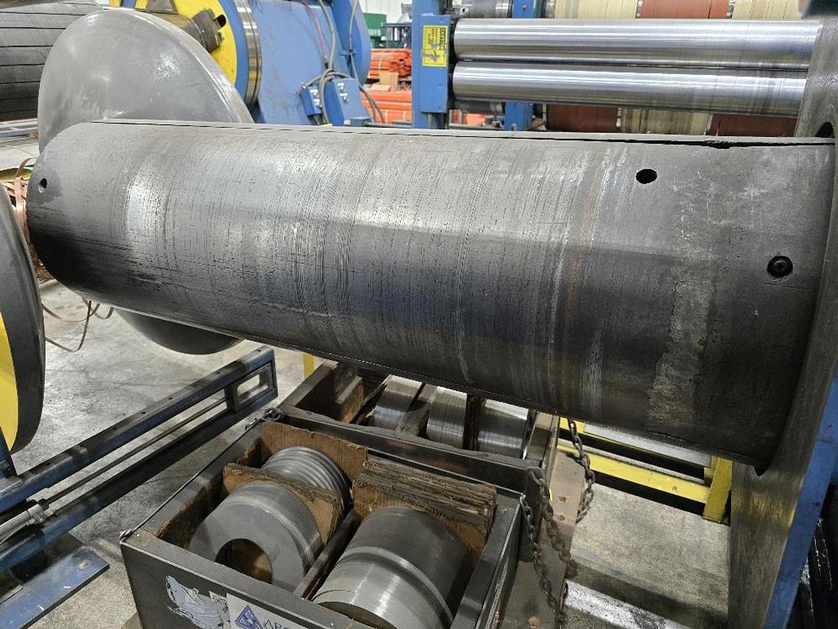 Used 30” x .125” x 10,000# Rex Slitting Line