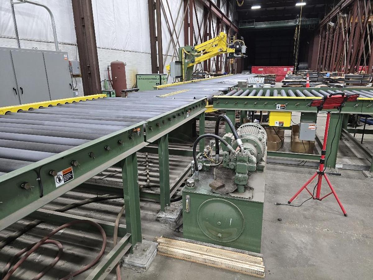Used 72" x 12,000 Lb. Pomacon Banding Line