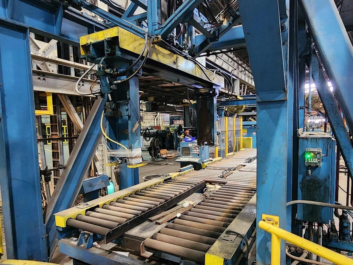 Used 72" OD x 10,000 Lbs. Stamco Banding Line