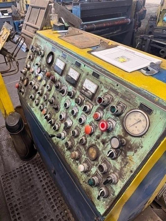 Used 72" x .187" x 50,000Lb Braner Loop Slitting Line