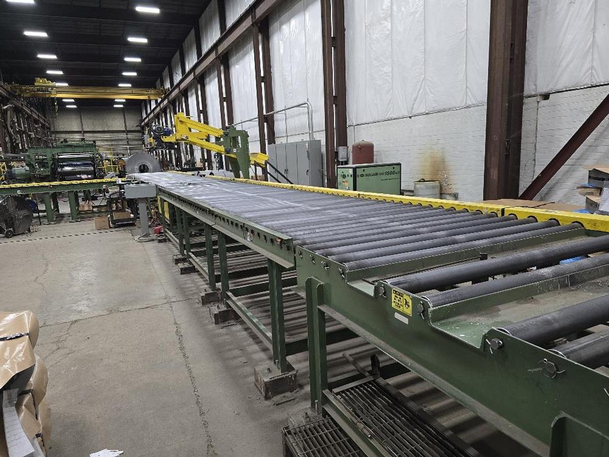 Used 72" x 12,000 Lb. Pomacon Banding Line
