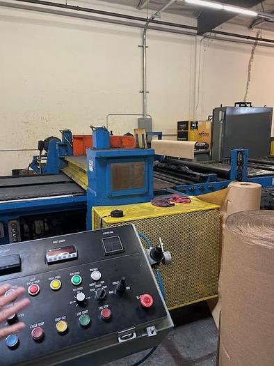 Used 60" Herr-Voss / Rowe Corrective Leveler Cut-To-Length Line