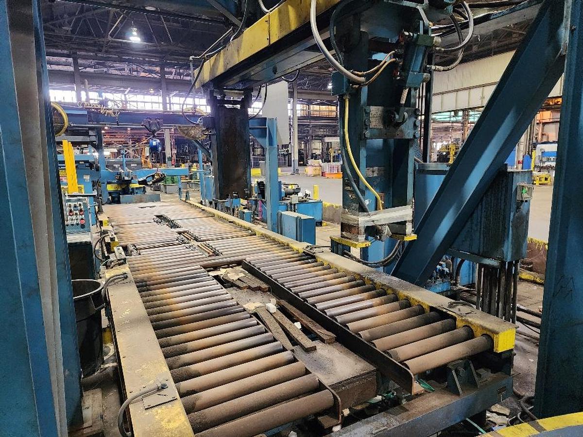 Used 72" OD x 10,000 Lbs. Stamco Banding Line