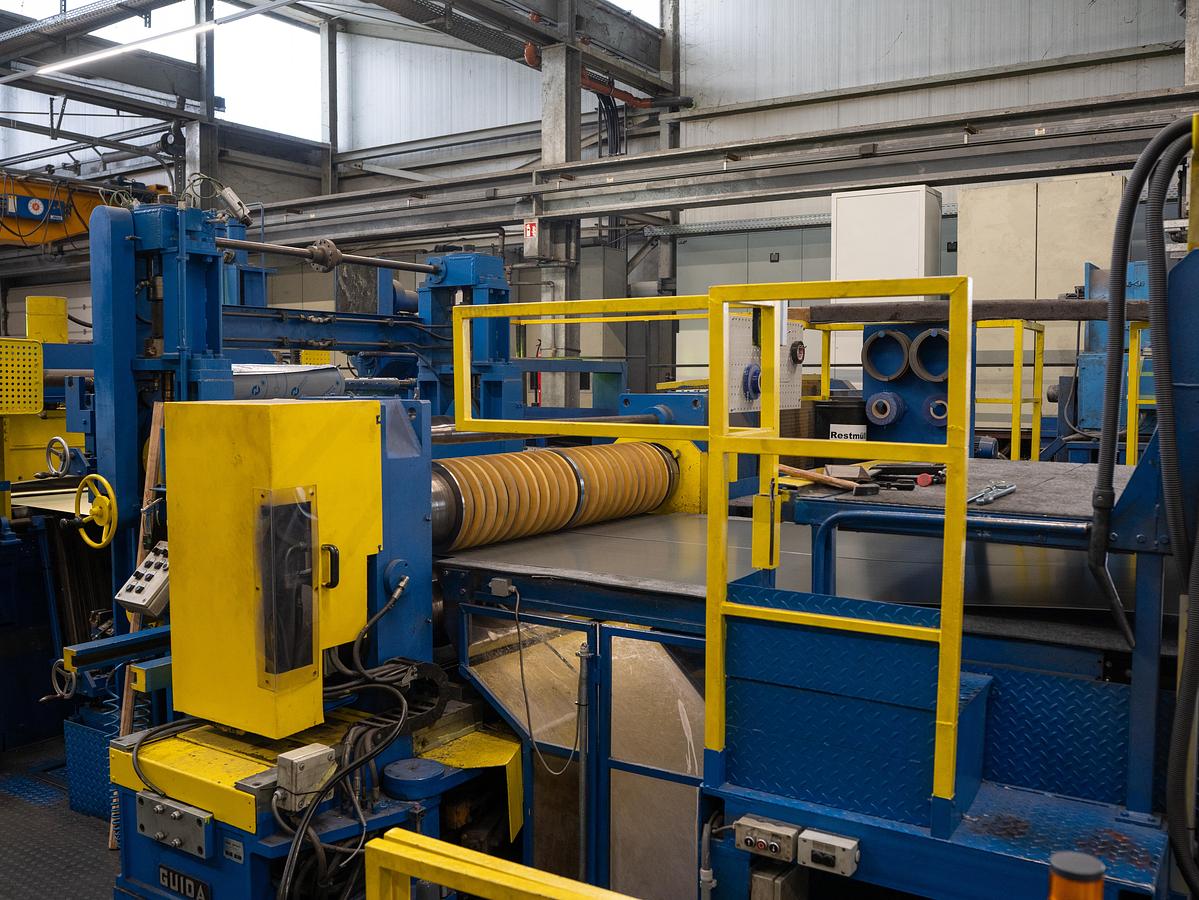 Used 65” x .098” Stainless Steel Slitting Line