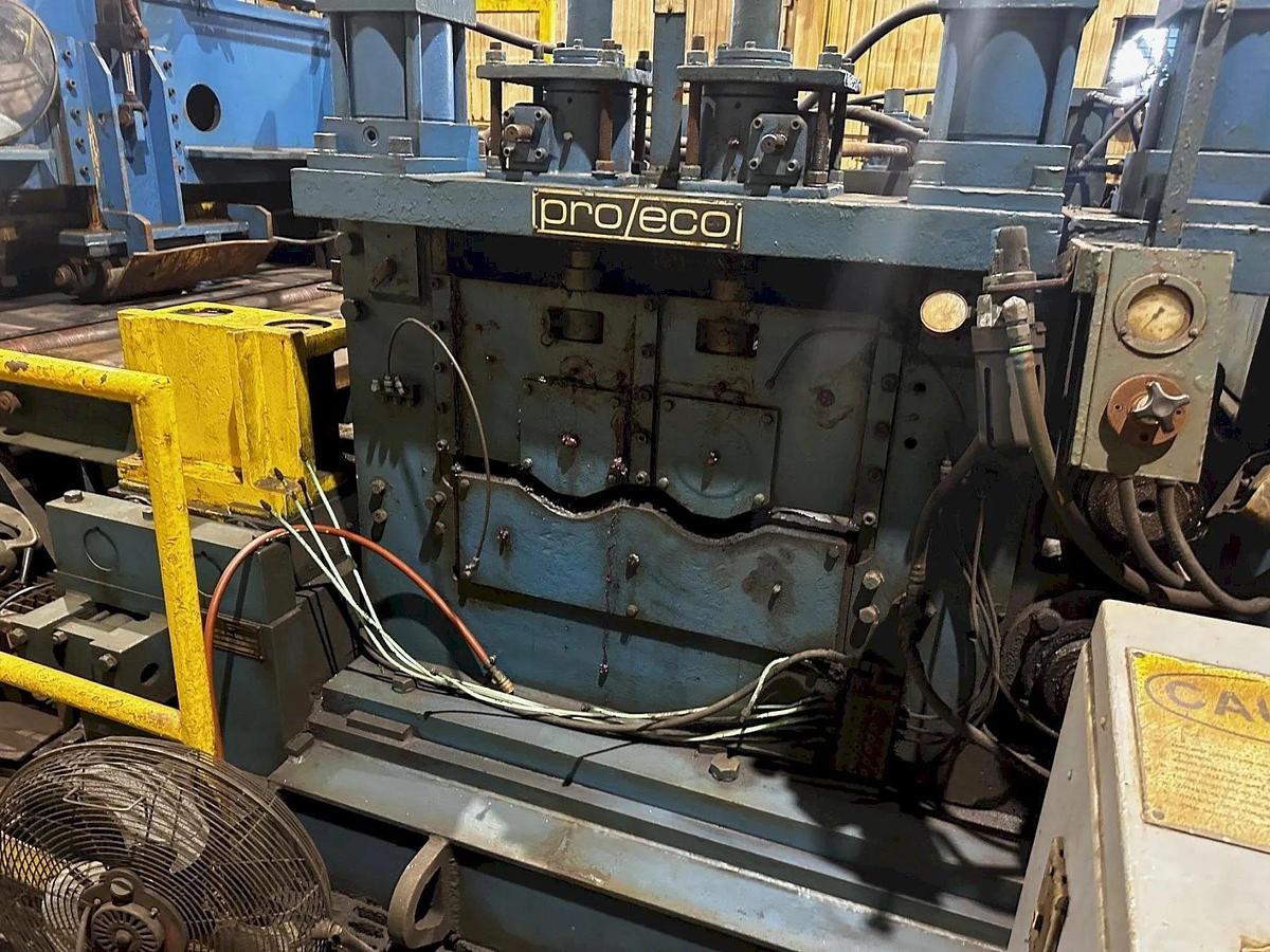 Used 72” x .500” x 60,000 Lbs. Pro-Eco Push Pull Pickle Line