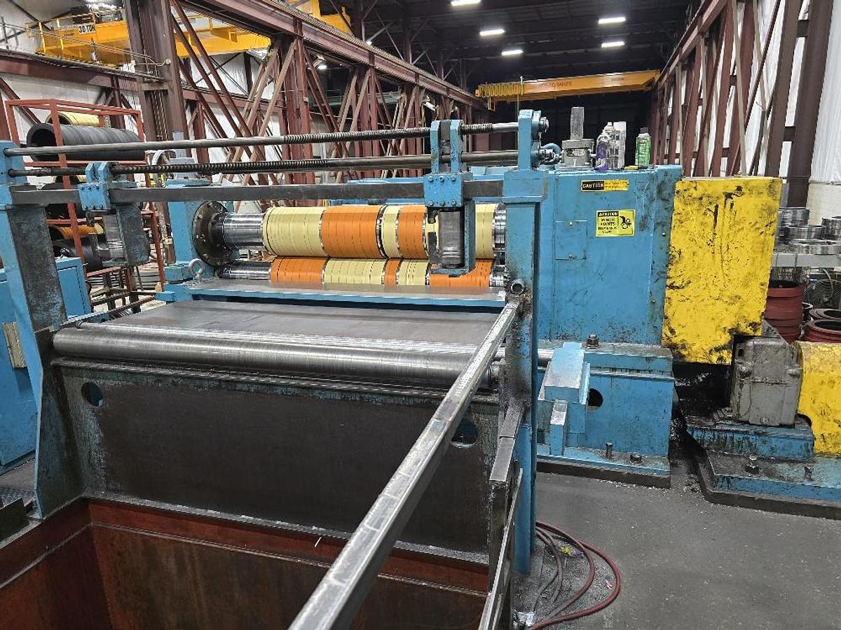Used 72” X 50,000 Lb Loopco Slitting Line
