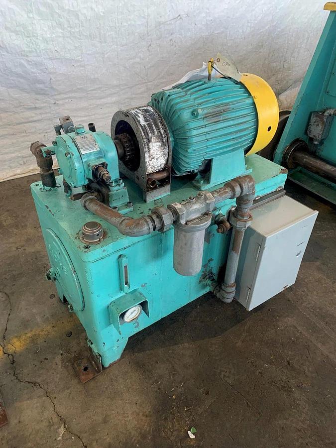 Used 84" x 80,000 Lbs. Yoder Recoiler