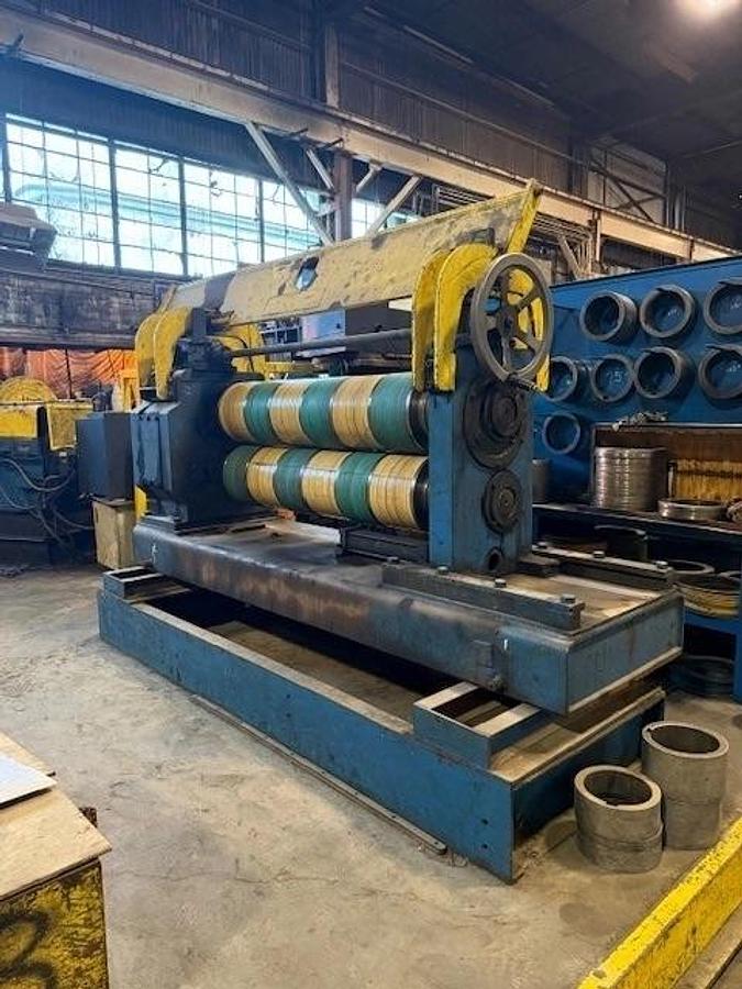 Used 60" x .250" x 50,000Lb Pro-Eco Slitting Line