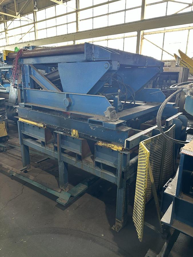 Used 74” Slotted Banding Conveyor
