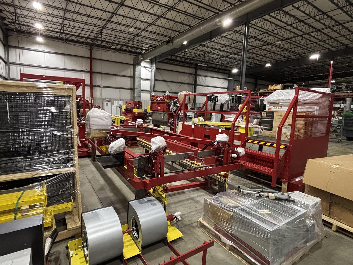 Used 63” X 0.079” Red Bud Cut-to-Length Line