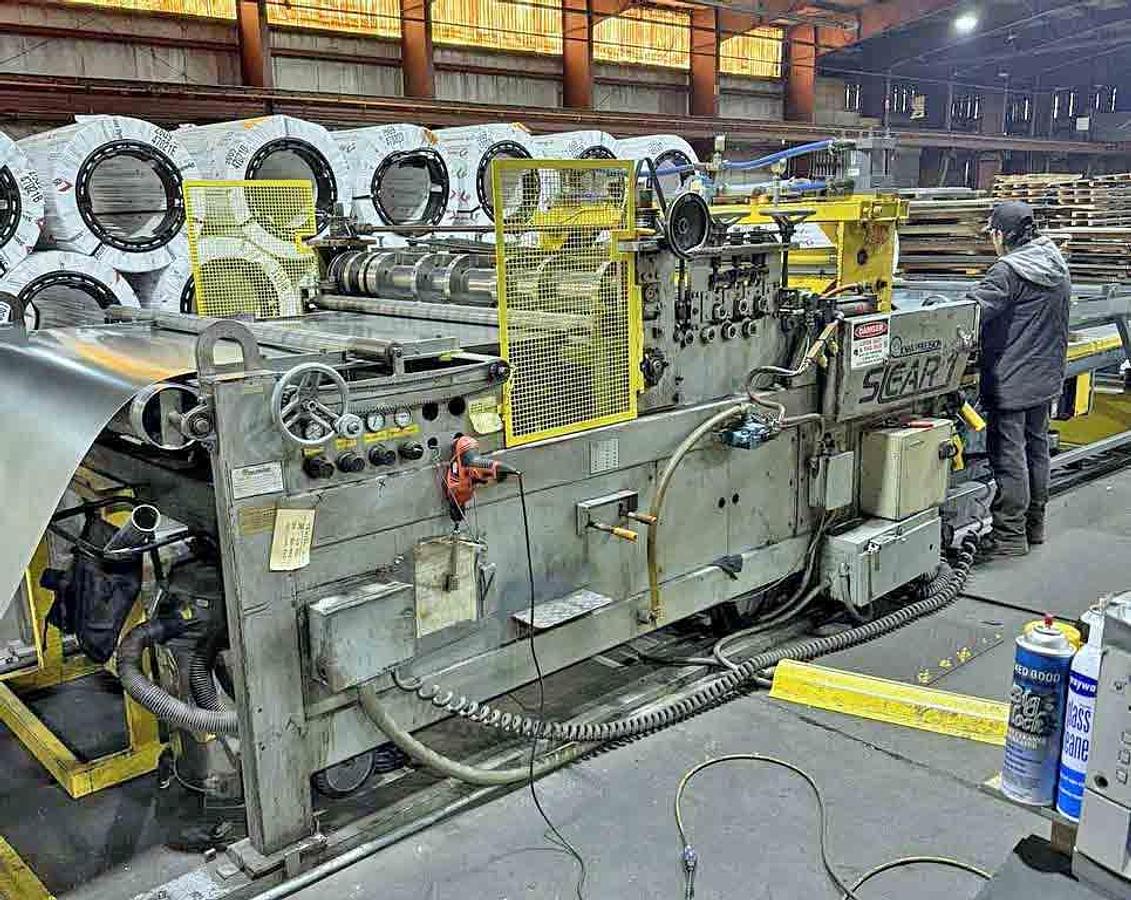 Used 60" x 0.060" x 20,000# Iowa Precision Slear Line