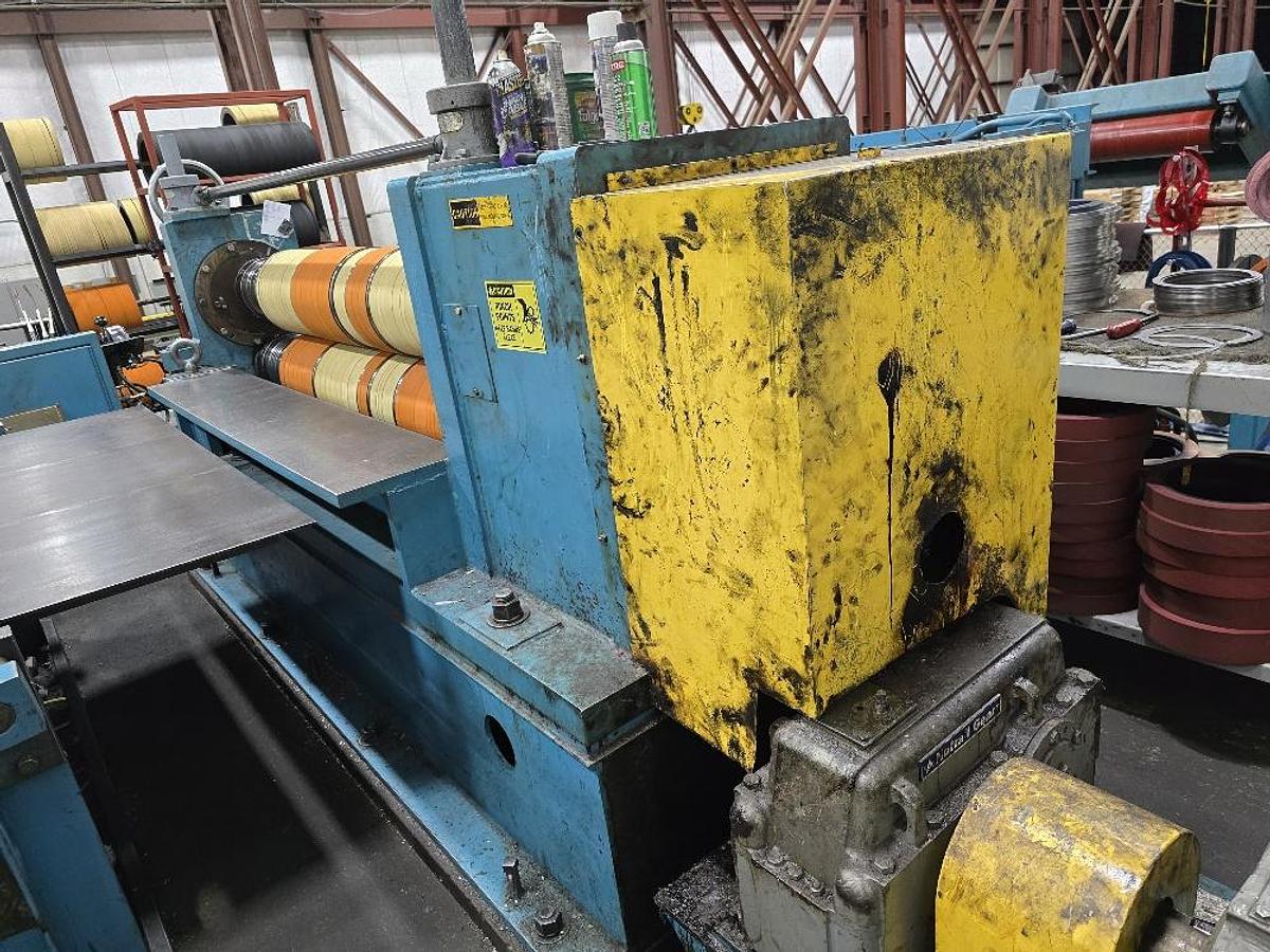 Used 72” X 50,000 Lb Loopco Slitting Line