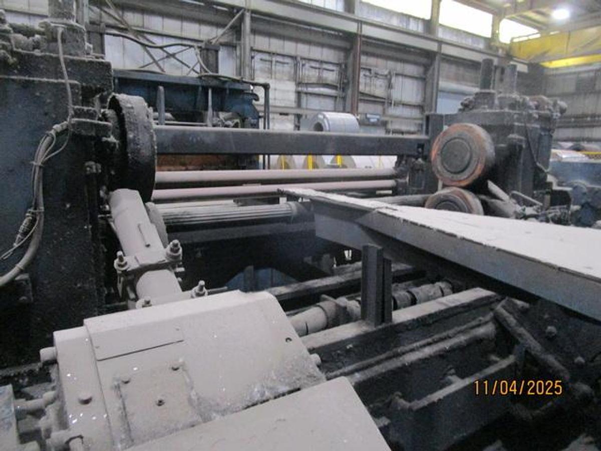 Used 72" x .250" Butech Scrap Chopper & Bradbury Edger Trimmer