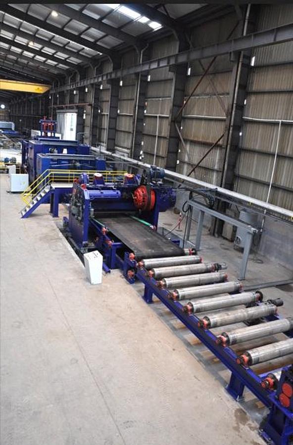 Used 2500mm x 25mm x 80,000 Lb Cut to Length Line