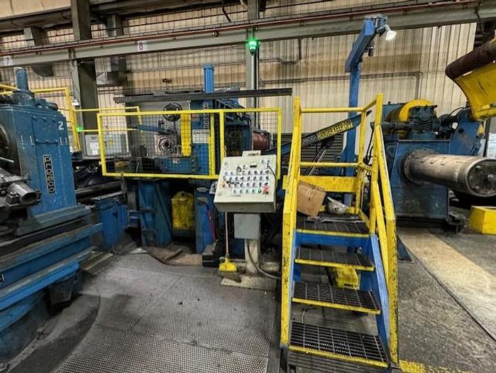 Used 60" x .250" x 50,000lbs Pro Eco Slitting Line