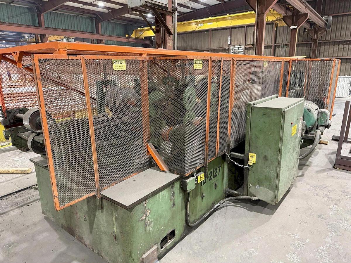 Used 12 Stand x 3.5” Arbor x 26” Roll Space Bradbury C&Z Purlin Roll Forming Line
