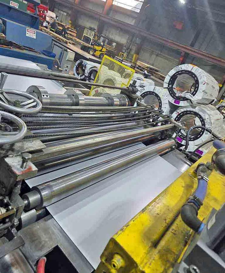 Used 60" x 0.060" x 20,000# Iowa Precision Slear Line