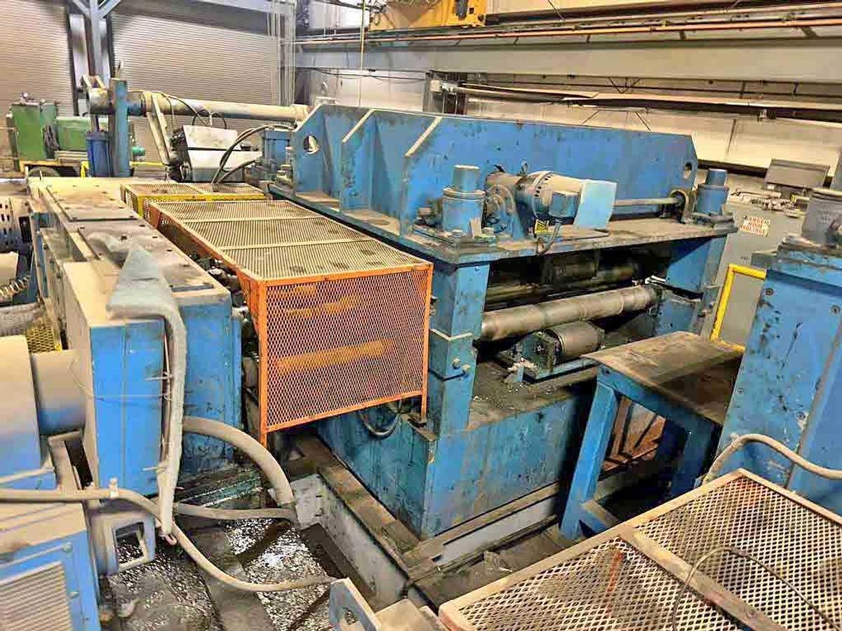 Used 72” X 0.500” X 60,000 Lbs. Delta Cut-To-Length Line