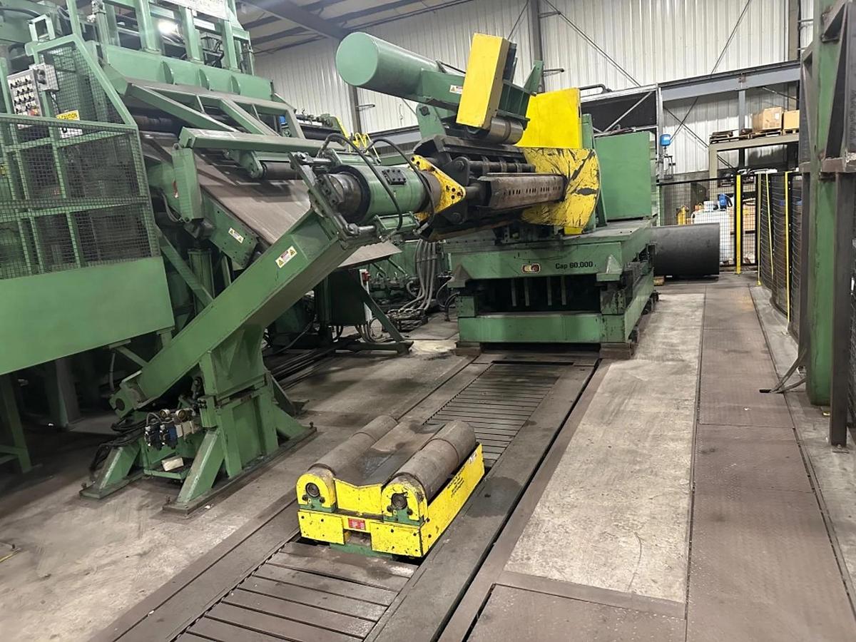 Used 75” x 80000 Lbs Red Bud Uncoiler