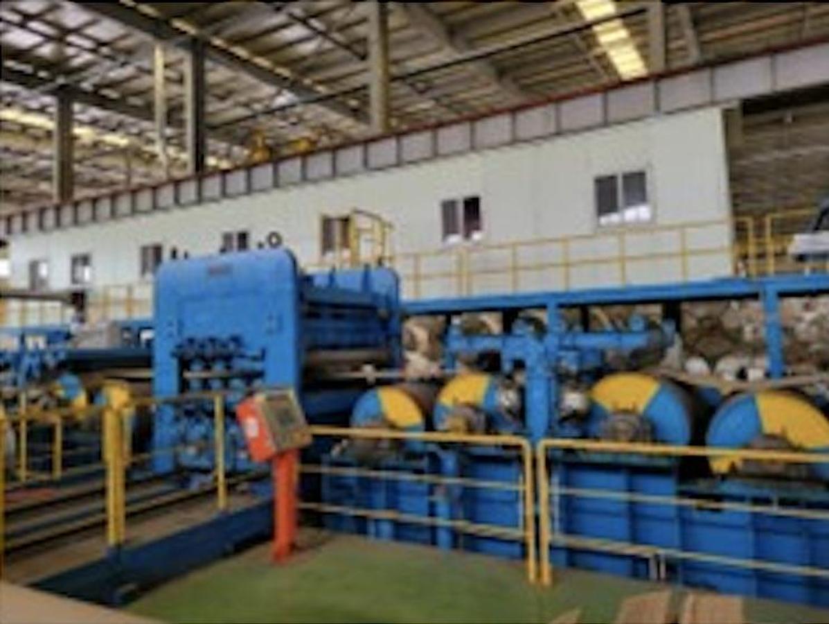 Used 63” x 0.079” x 28,000 Lb Tension Leveling Line